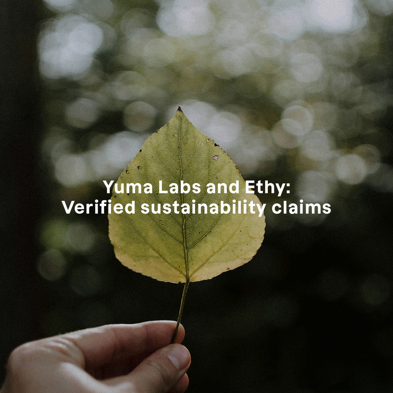 Yuma Labs and Ethy: Verified sustainability claims