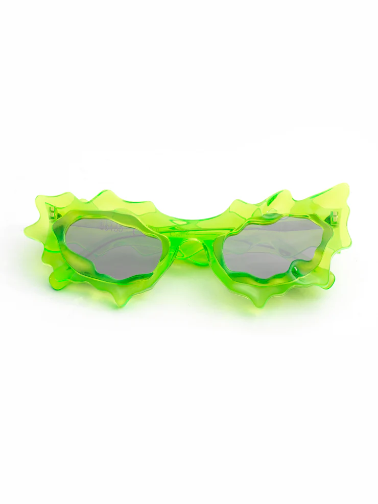 Florentina Leitner - Spike Sunglasses / Neon Green